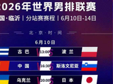 2026世界男排联赛分站赛首周临沂站 中国男排赛程