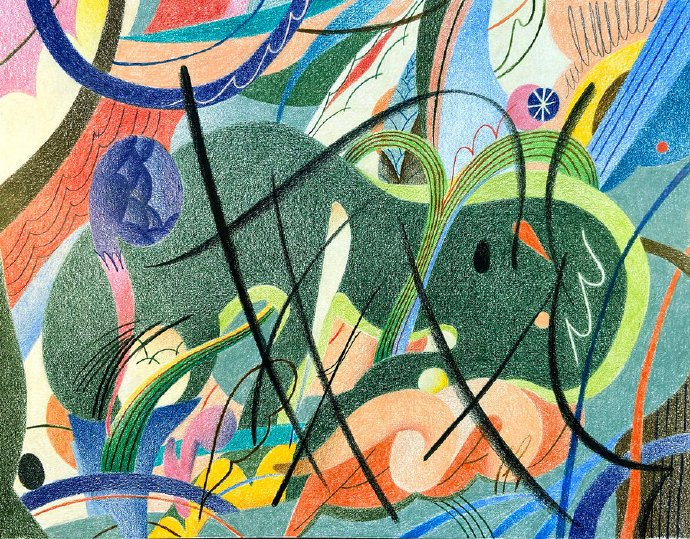 土耳其插画师 gizem vural 铅笔画