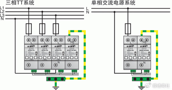 浪涌保护器接线图安装方法及注意事项|浪涌保护器|防雷器|注意事项
