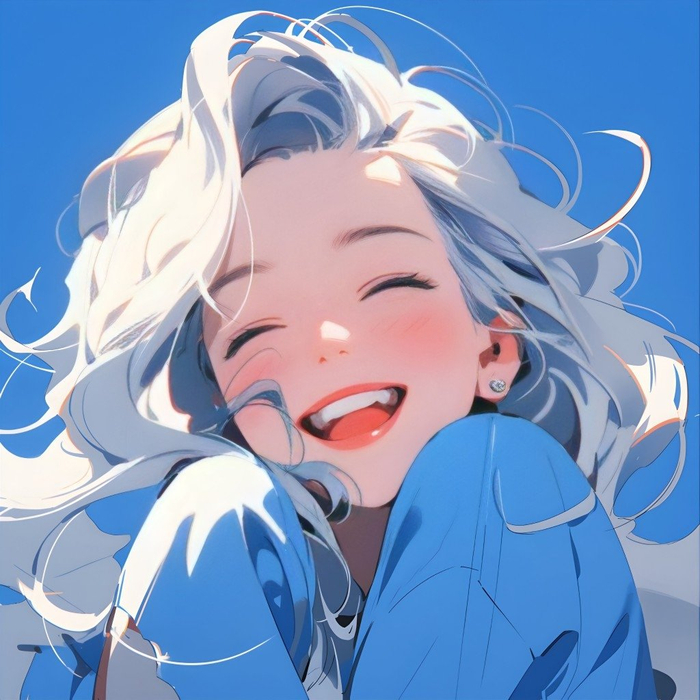 一波好看的蓝色头像
