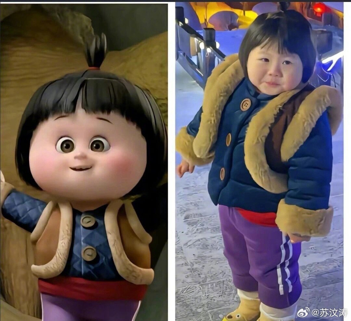 看电影的是有小孩子说光头强不是导游吗怎么成伐木工了