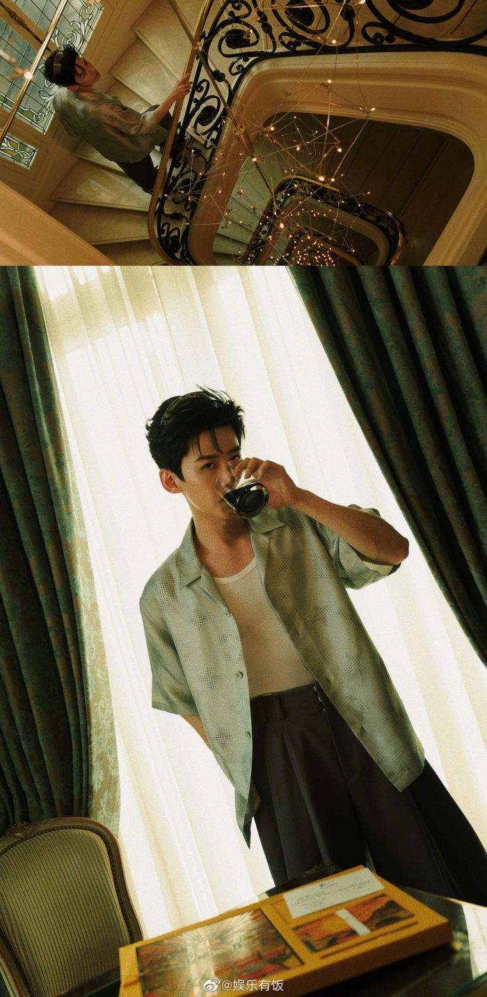 隔着屏幕都能感受到傍晚巴黎的浪漫气息……|巴黎|白敬亭|街拍_新浪