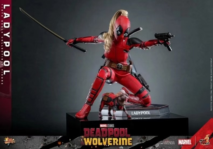 hot toys推出《死侍与金刚狼》中的女死侍1/6人偶公仔模型