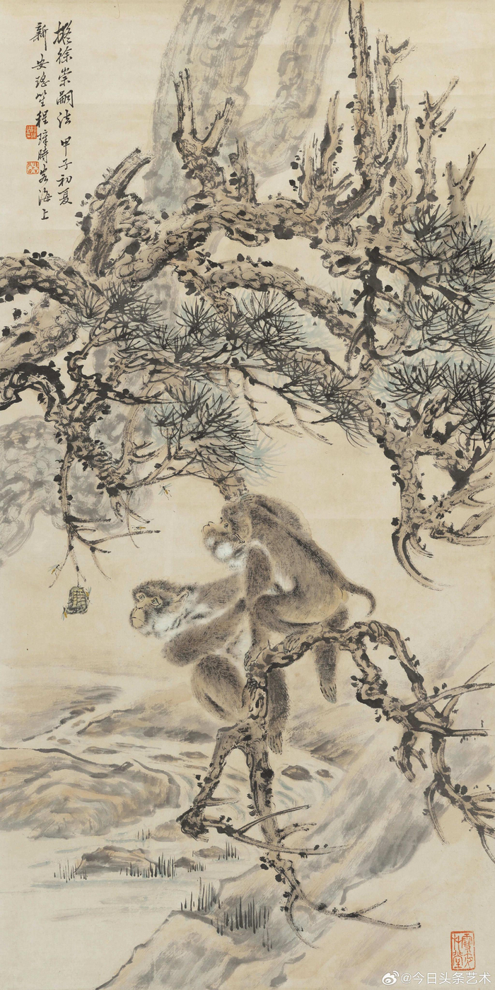 画家程璋笔下的动物画