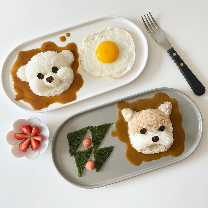 不忍下嘴的可爱便当