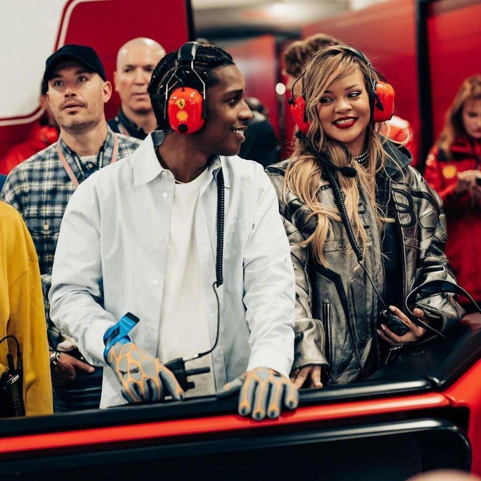 著名女企业家rihanna与男友aaprocky