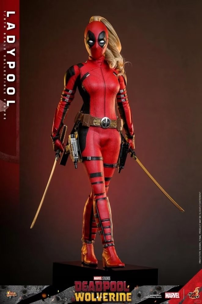hot toys推出《死侍与金刚狼》中的女死侍1/6人偶公仔模型