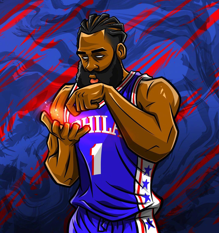 nba球员插画系列上集