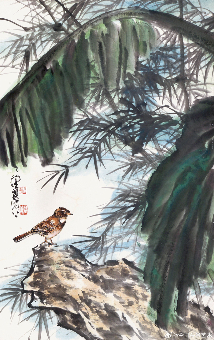 陈佩秋花鸟画