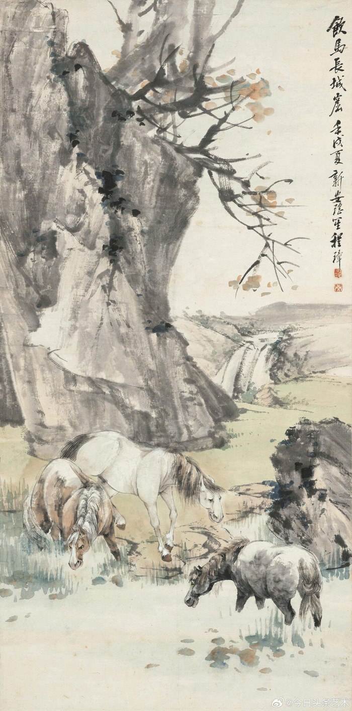 画家程璋笔下的动物画