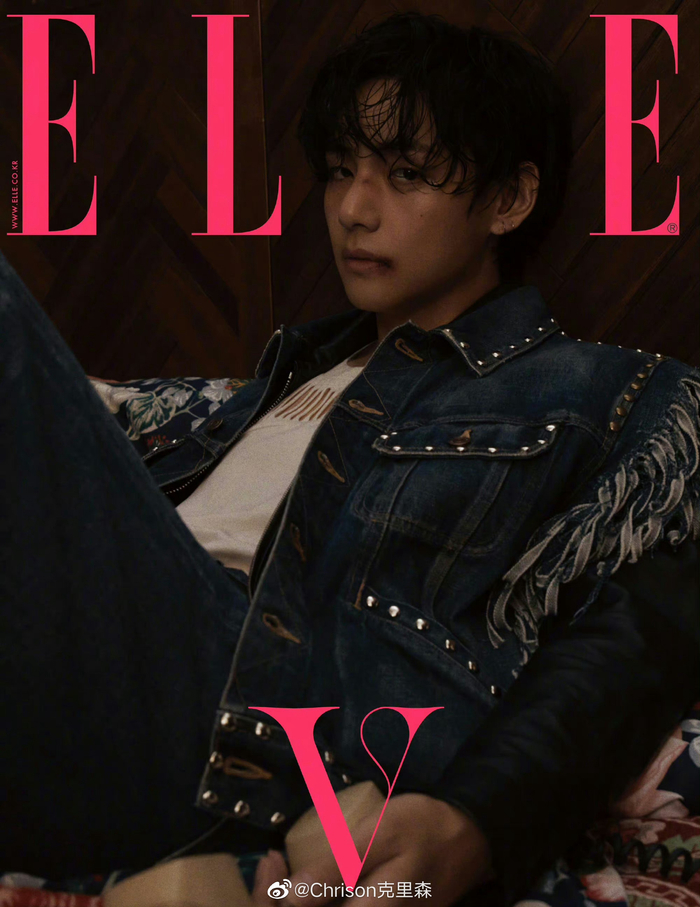 金泰亨 x ELLE Korea ┊ 登上四月刊封面的他，全数Celine加身……