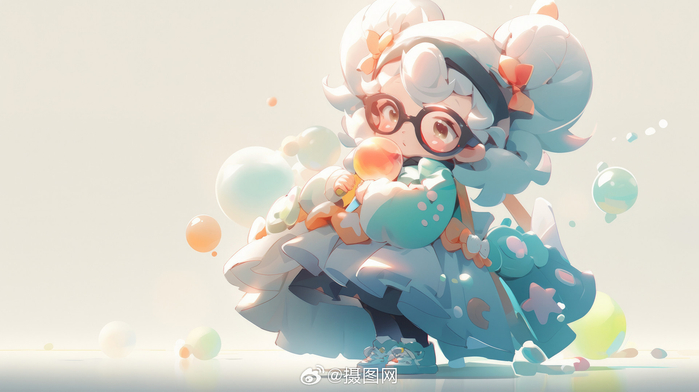 插画 | 卡通可爱多巴胺风格q版人物