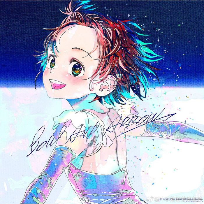 米津玄师为《舞冰的祈愿》绘制了主题曲封面,之前还为高达等绘制了