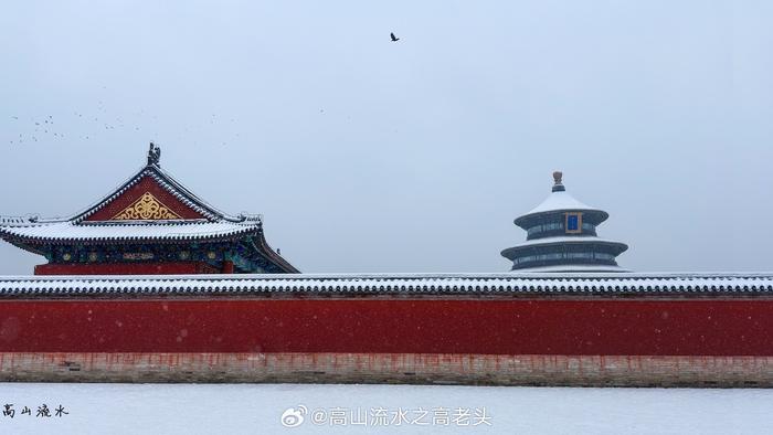 天坛雪景摄影作品图片