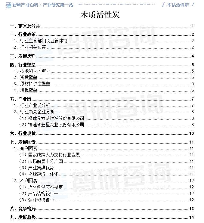 一,定义及分类活性炭是一种吸附能力很强的功能性碳材料,按制造原料不