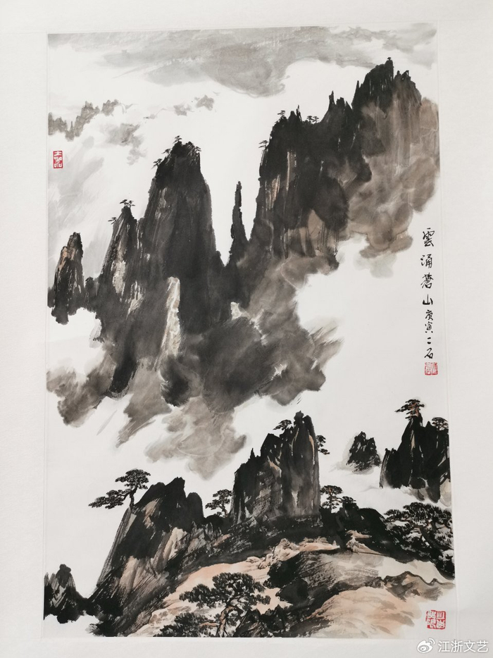 张文俊傅二石殷南柱师生中国画作品展在常州开展
