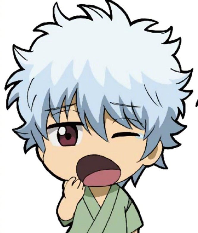 坂田银时的q版柄图居然这么可爱 !