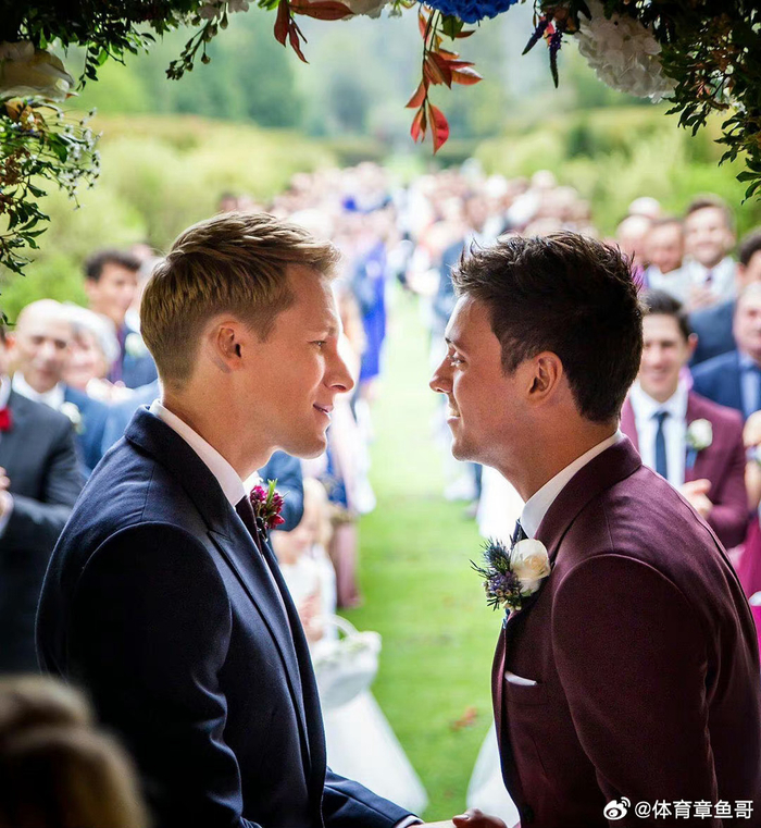 戴利与他的美国编剧老公,于2017年结婚,婚后定居于英国