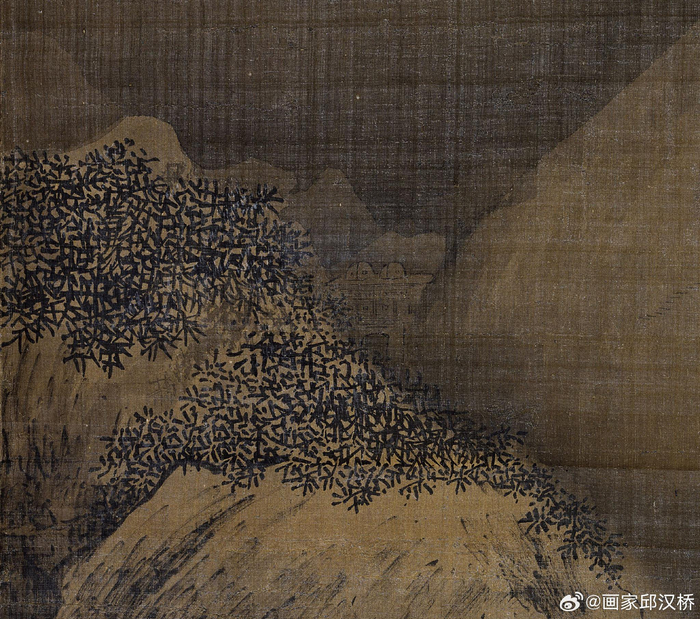 南宋梁楷《雪景山水图》
