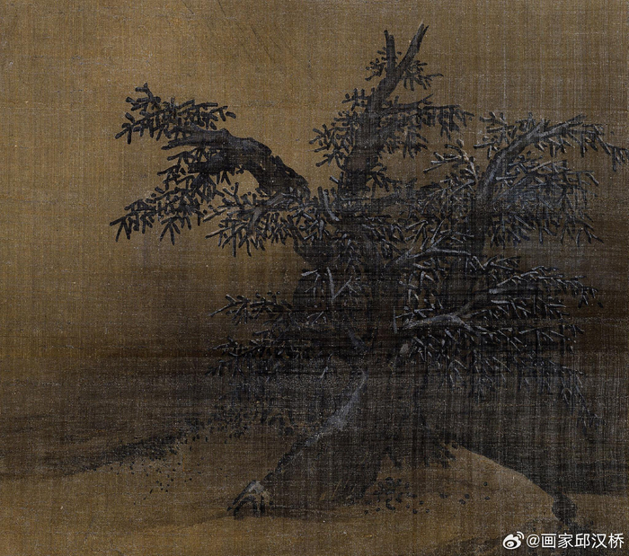 南宋梁楷《雪景山水图》__财经头条