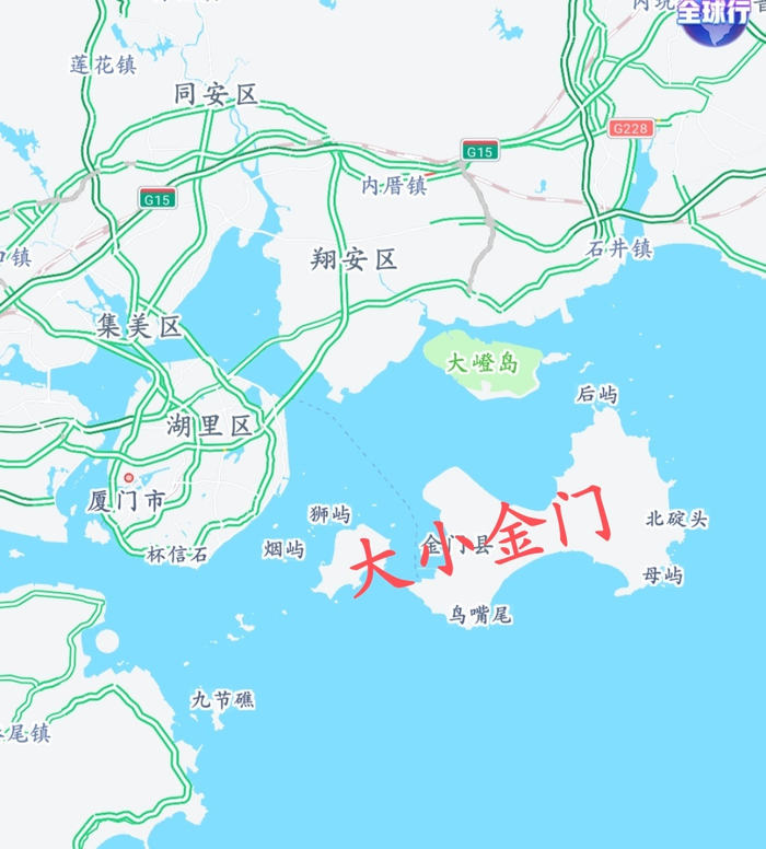 大小金门距离大陆很近,距离台湾岛很远……__财经头条