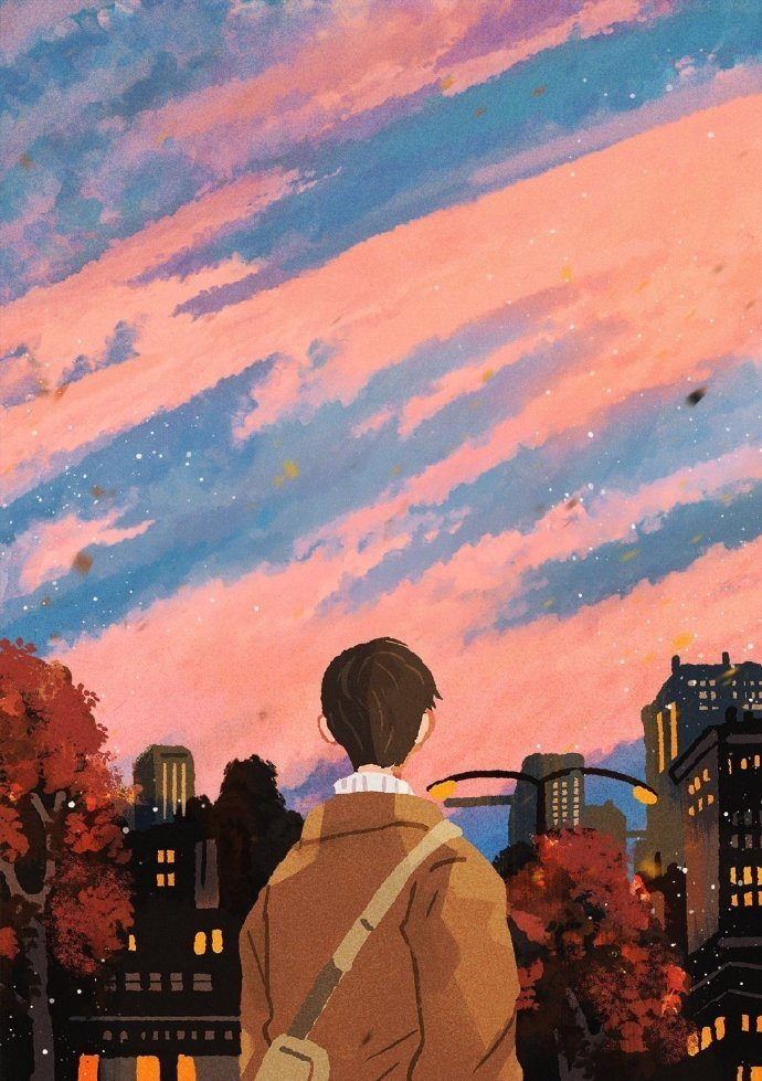 韩国插画师989jedit的插画作品很有梦幻感