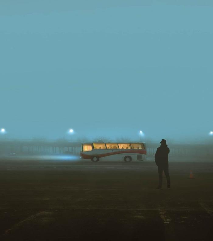 超现实感的城市孤独影像 摄影丨george natsioulis