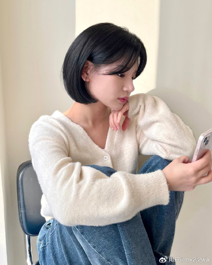 齐脖包脸短发,时尚与质感的完美融合|短发|发型|头发_新浪新闻