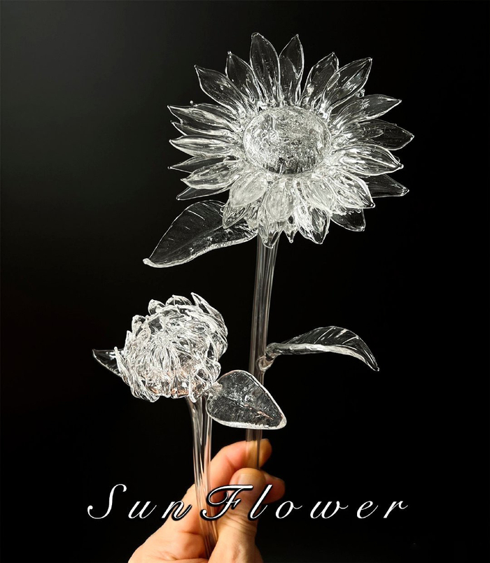 唯美的玻璃花设计|:utsusemi_glass