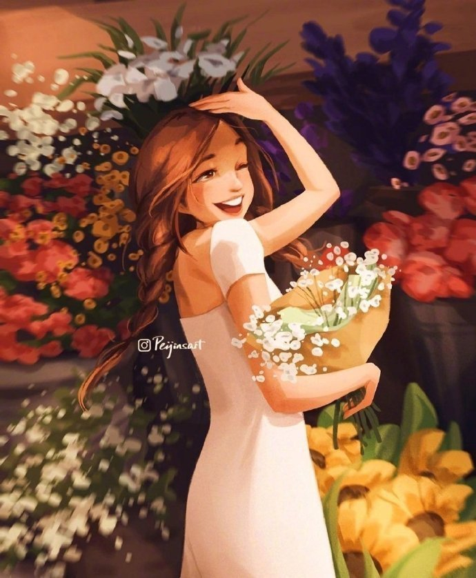 努力工作,认真生活 67画师:peijinsart