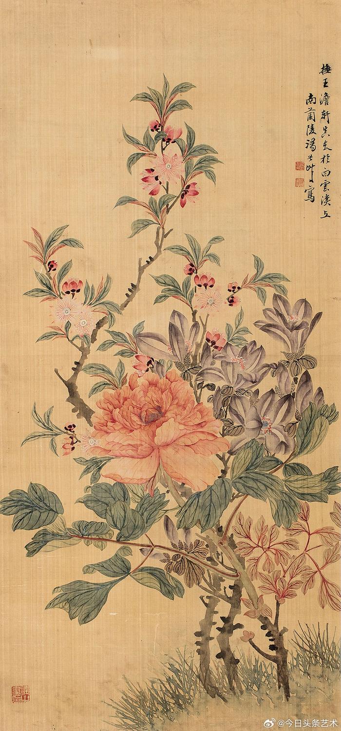 汤世澍花鸟画图片