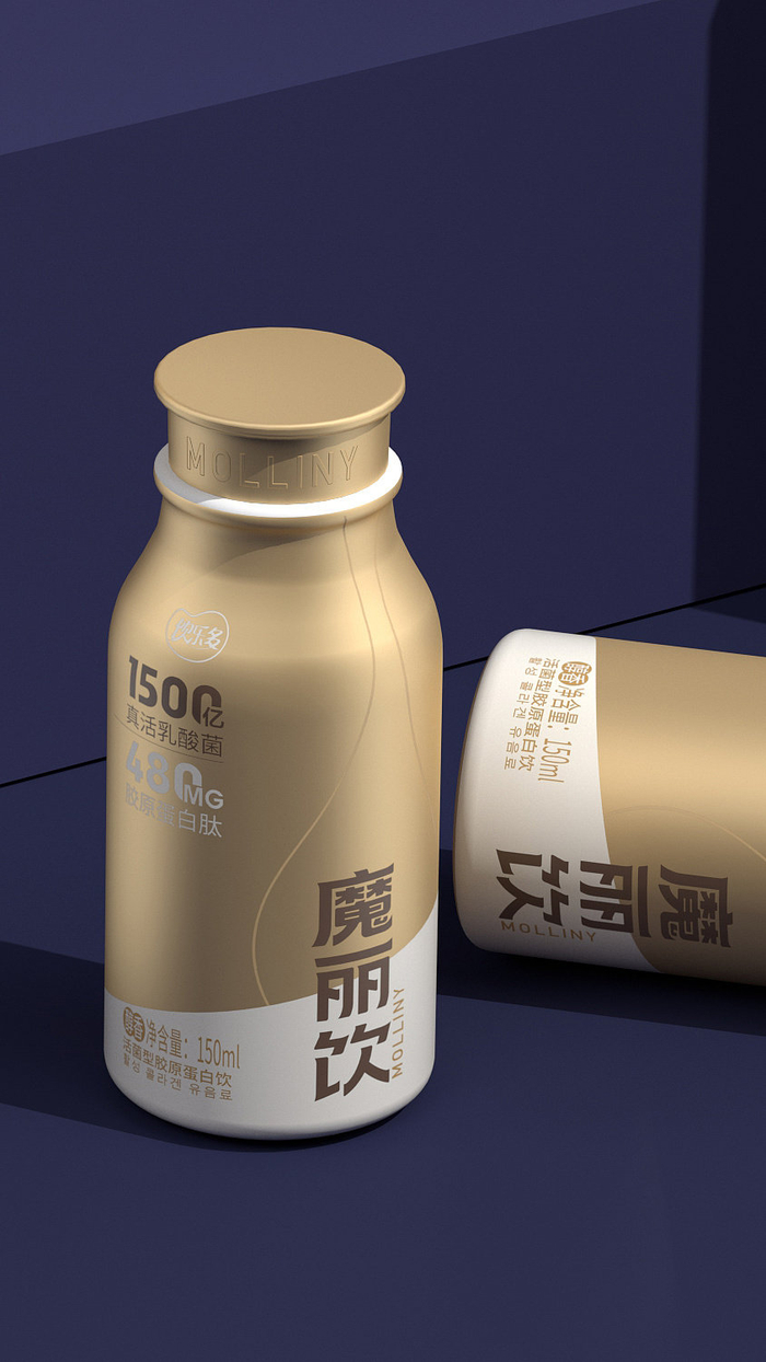 饮乐多新品《魔丽饮》品牌包装设计 :hellolink品牌