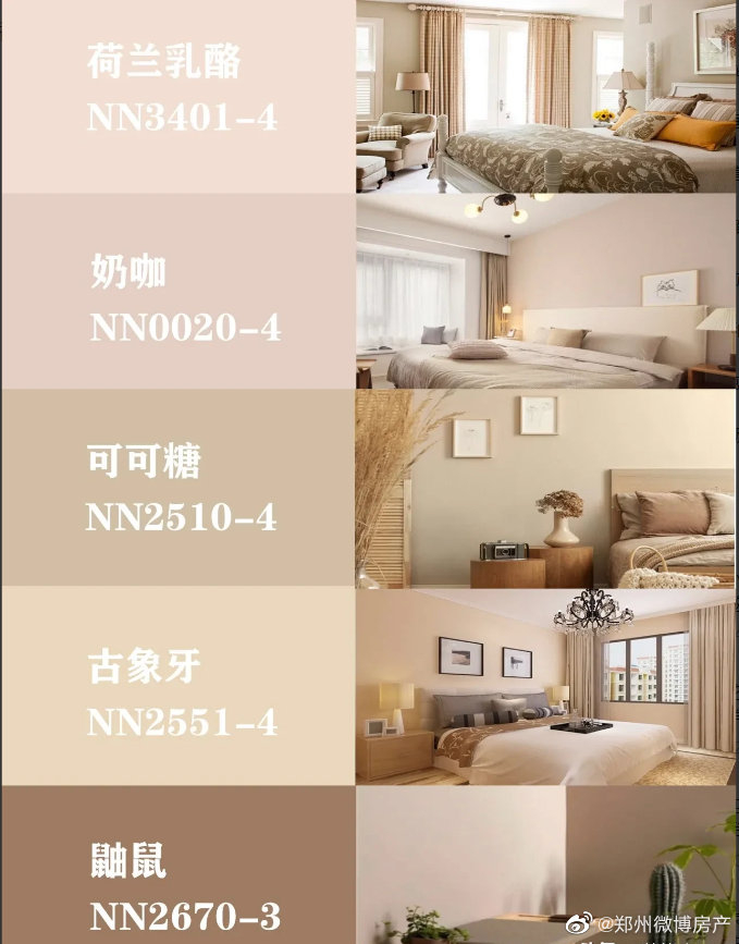 盘点立邦乳胶漆25种高级配色，让你轻轻松松选颜色……