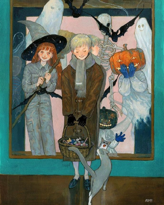 韩国插画师 noma 插画作品欣赏!