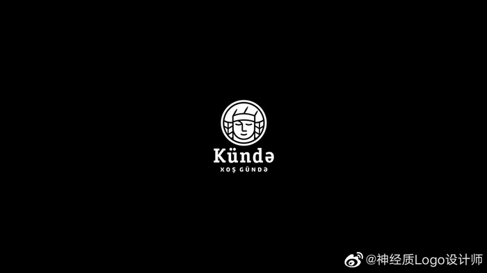 美式卡通！人物剪影Logo设计