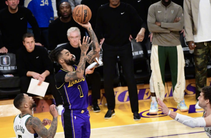 9号nba综述拉塞尔44分湖人绝杀雄鹿森林狼负骑士丢西部榜首