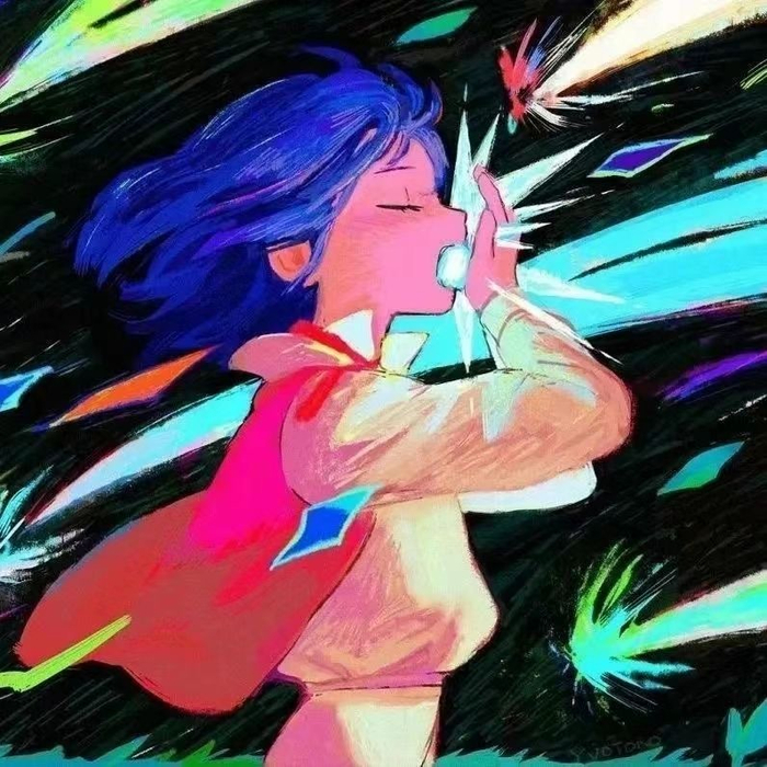 概念艺术感抽象头像