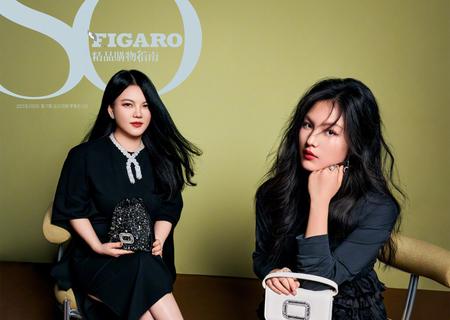 李湘王诗龄母女登SoFigaro五月刊封面，演绎Roger Vivier春夏系列