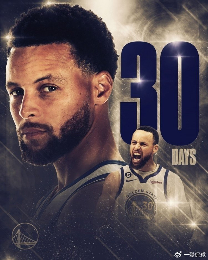 勇士晒库里帅气海报,新赛季西部冠军概率排在第3|勇士|库里|赛季_新浪