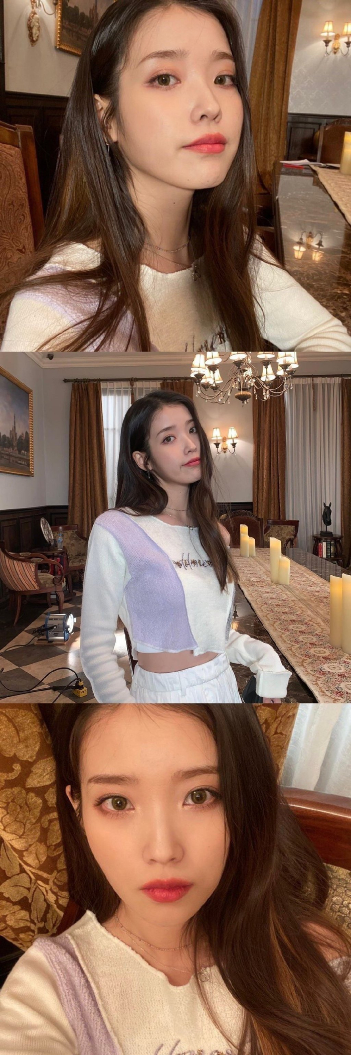 iu李知恩早期的自拍