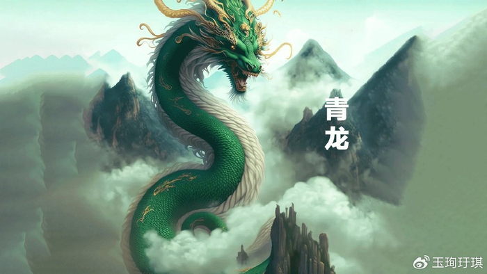 四方神兽:青龙,东方神兽,代表春季,木属性|青龙|神兽|青泉_新浪新闻
