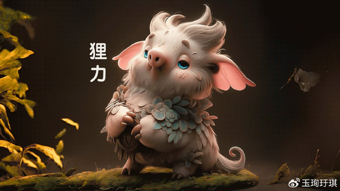 山海经异兽:狸力,像猪有爪子,叫声如狗,兴土木时常见|山海经|狸|爪子