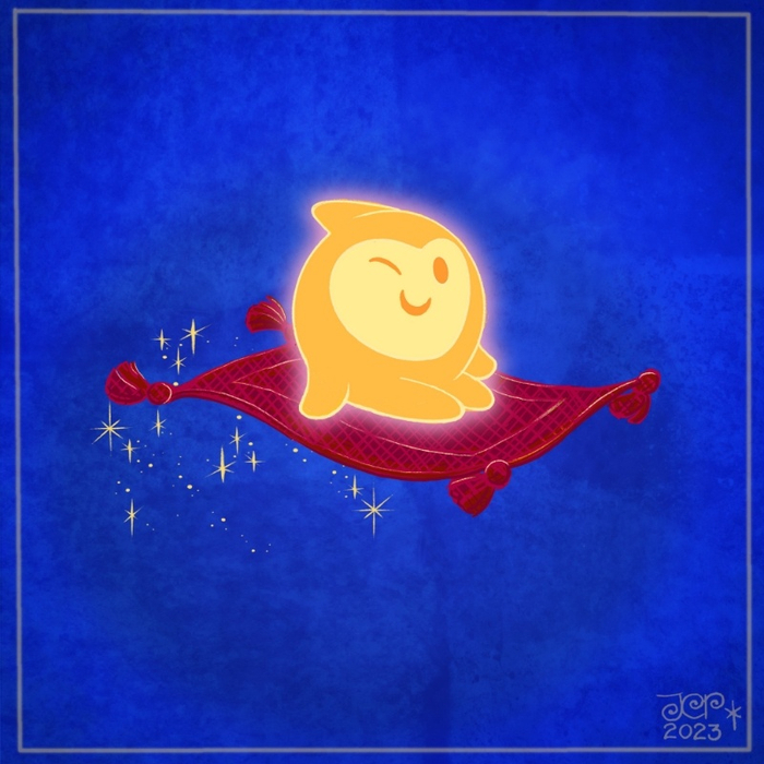 星愿官推的whatif小画集迪士尼人物变成了许愿星
