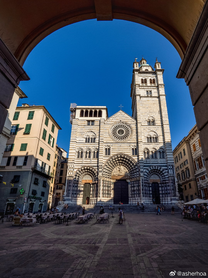 意大利热那亚的历史地标,圣老楞佐主教座堂(cattedrale di san