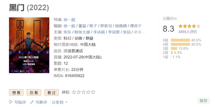 全球学者当顾问!硬核国产科幻动画《黑门》的前世今生