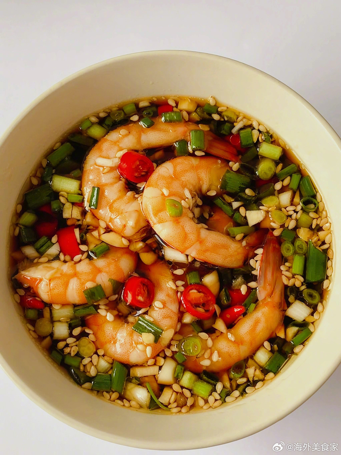 吃一次就爱上的白灼虾蘸料白灼虾配上这个蘸料……