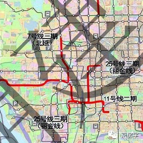 北京地铁25号线规划图图片