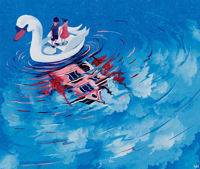 插画师 daniel lie07vano 绘画作品 | www.lifeisanillusion.com