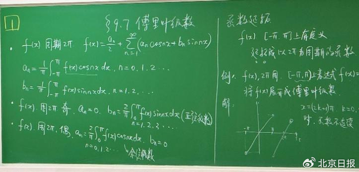 那个愿意陪你用文言文“玩梗”的高数老师，他来了！|董连春|板书|高等数学|中央民族大学|学习方法_新浪新闻