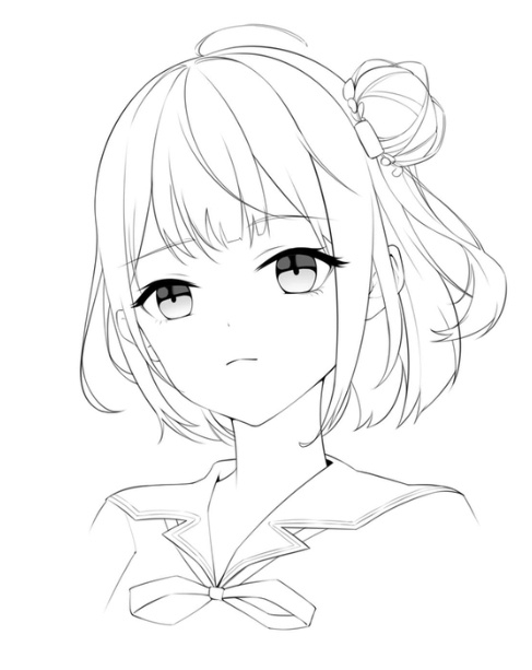 教你画好看的头发,初学者必看!|头发|发际|发梢_新浪新闻